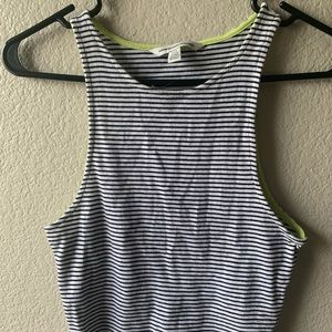 American Eagle Striped Crop Top